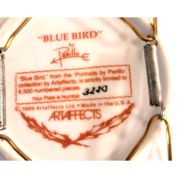 Native American Children's Portraits on 4 inch plates by Perillo by Artaffects - Picture 5 of 7